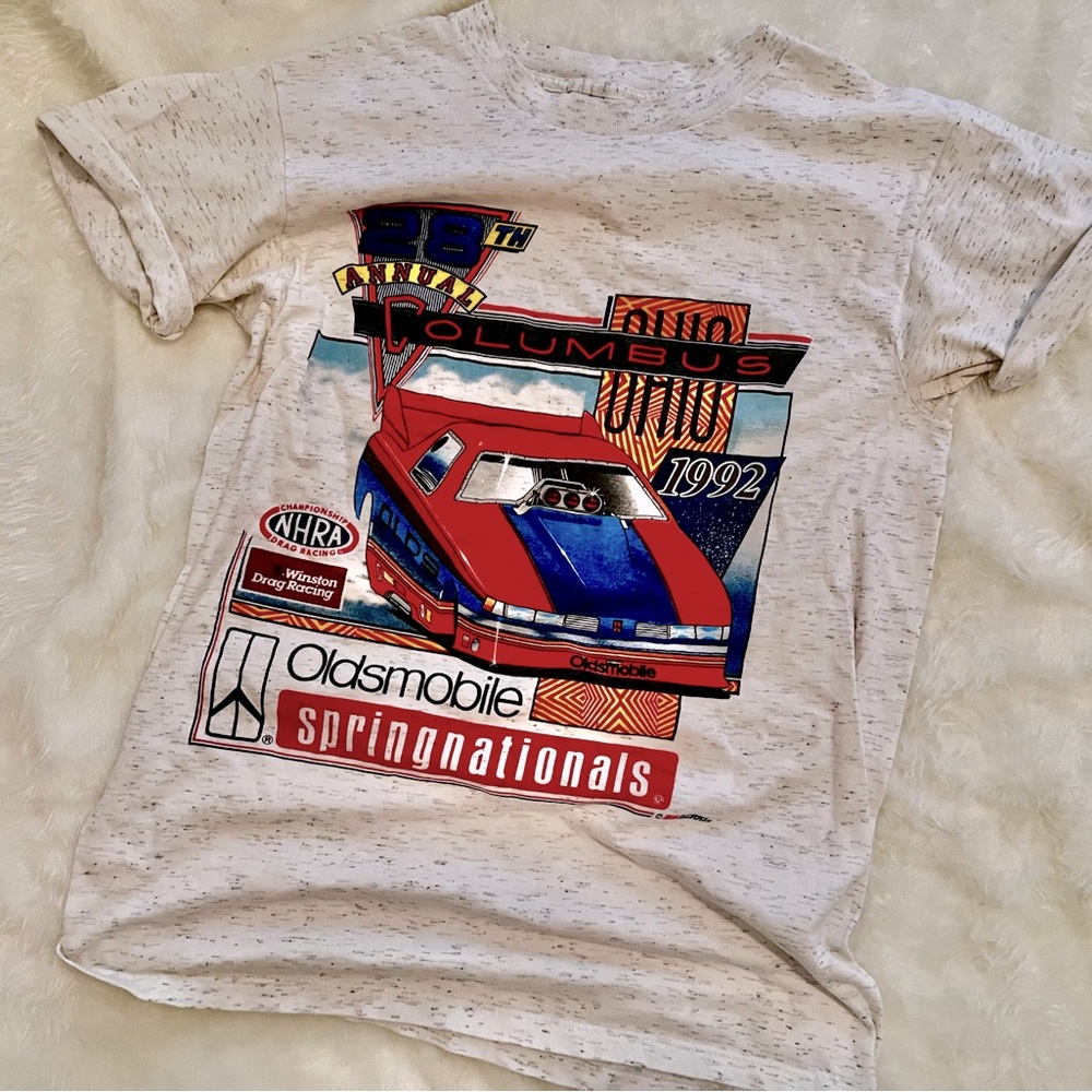 American vintage drag race tee 🏎️